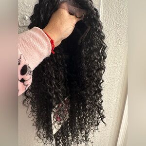Curly Clara 1B Hair. New color black is long beautiful